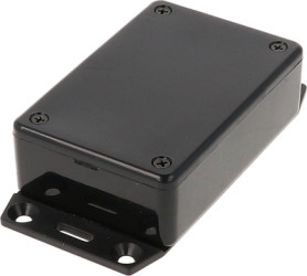 ABS enclosure, (L x W x H) 85 x 56 x 26 mm, black (RAL 9005), IP54, 1591MF2BK