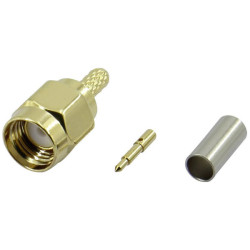 TruComponents 160760 SMA connector Plug, straight 50 &#x3A9;
