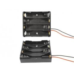 Koszyk na baterie płaski 4xAAA R3