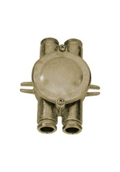 Mosiężna puszka rozgałęźna, natynkowa - 4 wyjścia równoległe AN3/4BIS