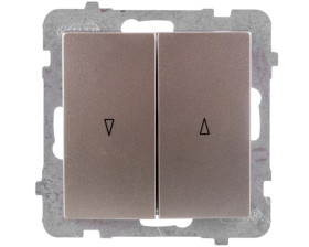 AS Łącznik żaluzjowy satyna light ŁP-7G/m/45