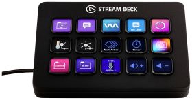 Elgato Stream Deck MK.2 przewodowa Konsola do przesyłania strumieniowego, edycji zdjęć/wideo czarny Podświetlenie, Wyświ