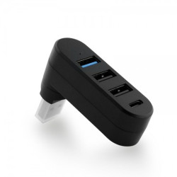 HUB REVERSE USB/3XUSB+1XTYPE C CZARN