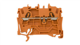 Złączka Szynowa 2-Przewodowa 2,5Mm2 Pomarańczowa 2002-1202 Topjobs