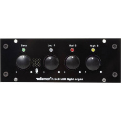 Whadda WSL209 RGB LED light organ assembly kit, 3-channel, 12V/24V power