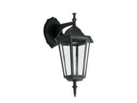 VT-750 Oprawa ścienna ogrodowa Retro - 6 okienek kierunek oprawy: dół obudowa: czarny mat 7068 V-TAC