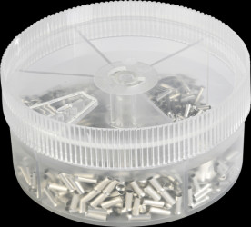 Assortment of uninsulated 0.5 - 2.5-mm² ferrules