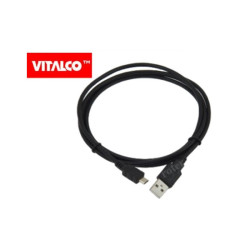 Kabel USB/MicroUSB 2m VITALCO Czarny