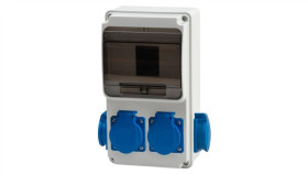 Rozdzielnica Ulisse 6M Mini - Gniazda 4X230v /6 Modułów/