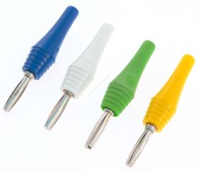 RA-29 GN Wtyk bananowy izolowany 4mm, przyłącze przykręcane, zielony, RA29GN, (bananowy, bananek), WYPRZEDAŻ