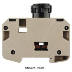 Zacisk szynowy bezpiecznika Weidmüller 1368700000 śrubowe 20 szt.