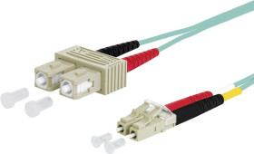 Metz Connect OpDAT PK SC-D/LC-D OM3 aqua 1,0 m