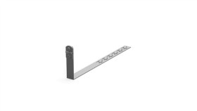 Uchwyt Pod Dachówkę L-330Mm H-100Mm Ocynk Z Zaczepami Skręcany 10.2.1/Z/S Og...