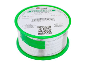 Cyna z topnikiem 0,70mm 0,25kg S-Sn99Cu1-1.1.3 PB FREE