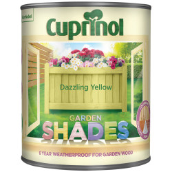 Cuprinol 5244471 Garden Shades Dazzling Yellow 1 litre