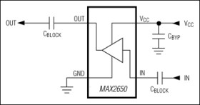 DC-to-Microwave, +5V Low-Noise Amplifier