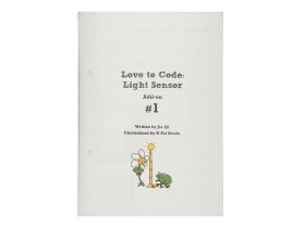 Chibitronics Love to code light sensor booklet (add-on)