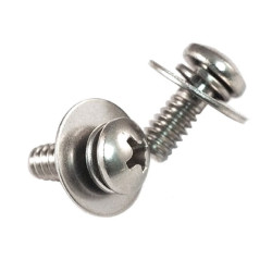 Wkręt do metal M3x5mm+podkł/spr. śruba z podkładką