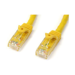 StarTech N6PATC3MYL 3m Yellow Snagless Cat6 UTP Patch Cable - ETL Verified