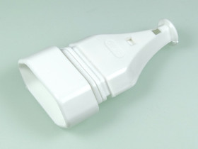 Gniazdo sieciowe kablowe płaskie GN-11, 2.5A 230V IP20