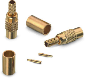 Złącze koncentryczne Montaż na kablu Żeński 50Ω typ złącza Złącze MMCX 6GHz Połączenie zagniatane typ kabla RG316