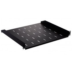 Półka stała do szafy RACK 19" 1U 400mm czarna