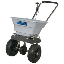 Sealey SSB37W Stainless Steel Broadcast Salt Spreader 37kg Walk Behind