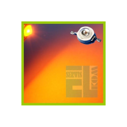 DIODA LED POWER 1W ŻÓŁTA 45lm 140st ALS-P1000mW