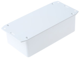 Obudowa Tworzywo ABS odporne na ogień szerokość zew. 80 mm długość zew. 150 mm wys. zew. 50 mm Hammond IP54 Szary