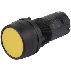 DECA CP2B-M1E10Y Pushbutton Switch 400V 8A Yellow Momentary 29.9x20.5x55.5mm