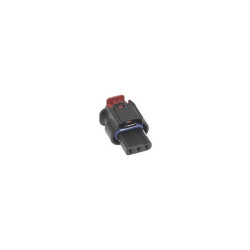 Molex 349003121 Mxp120 Socket 3 Pin 4mm Key B Black Housing