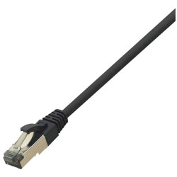 LogiLink CQ8043S RJ45 Network Cable Patch CAT 8.1 Black Halogen-free 1.50 m