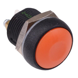 IRR3V292 APEM Orange Round 16mm Momentary NO Push Button Switch IP67