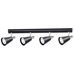 Oprawa ścienno-sufitowa GU10 4 x 35W SEMPRA EL-1I B-SR czarny 33097