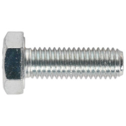 Sealey SS1030 HT Setscrew M10 x 30mm 8.8 Zinc DIN 933 Pack of 25