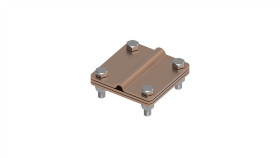 Złącze Uniwersalne 3-Elem. 80X80 Bednarka-Drut8 Miedź 215.2.1 Cu 21501203