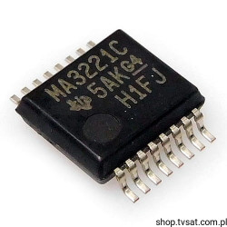 MAX3221CDBR RS-232 Transceiver SMD-SSOP16 TI