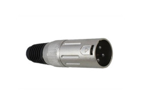 Wtyk mikrofonowy XLR 3pin męski na kabel MW17 MW161 metal z...