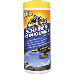 ArmorAll 37025L Window Cleaning Tissues 30 pieces Streak-Free Glass Clean