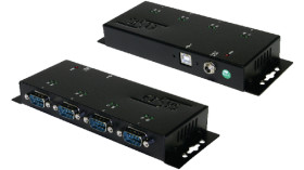 Szeregowy adapter kabla USB złącze A USB B złącze B D-sub, 9-pinowe rodzaj A Męskie rodzaj B Męskie Exsys