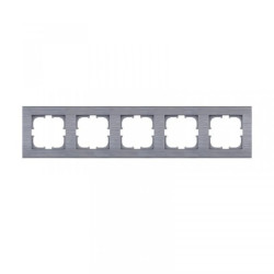 Ramka pięciokrotna Exen seria Comfort stalowy C105/05E