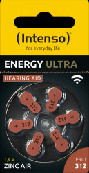 7504436MP Hearing aid battery, zinc-air, 7.9 x 3.6 mm, Aid 312, pack of 60