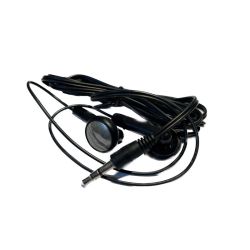 Słuchawki douszne czarne jack 3,5 stereo