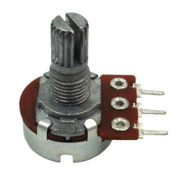 Potencjometr R16KN B 100k Linio. Oś 6mm, długość 15/16mm