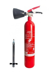 Gaśnica śniegowa 2kg CO2 GS2xExclusive Mobiak z wieszakiem - do gaszenia urządzeń elektrycznych i elektroniki z UDT