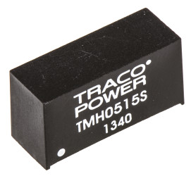 Przetwornica DC-DC, 2W, Uwe 4,5 → 5,5 V DC, Uwy 15V dc, Iwy 130mA, TRACOPOWER