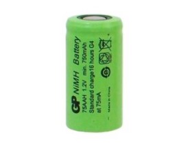 Akumulator 2/3AA 750mAh 1,2V NiMH; GP 75AAH