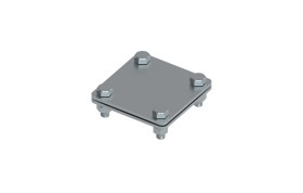 Złącze uniwersalne 2-elem. 80x80 bednarka-bednarka stal ocynkowana galwanicznie 215.1 OC 21500101