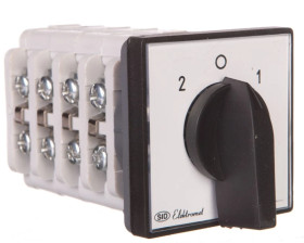 Łącznik krzywkowy 2-0-1 4P 40A IP65 Łuk 40-72Na sieć-agregat 924094