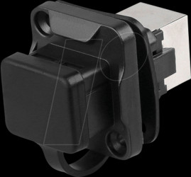 IC06-R203 RJ45 coupler, RJ45 jack on both sides